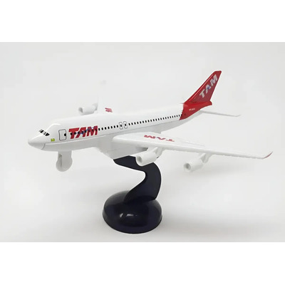 Miniatura Avião Comercial De Metal Fricção Diversas Marcas Cor Tam | Parcelamento sem juros