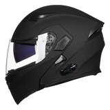 Ilm Casco De Motocicleta Con Bluetooth Modular Abatible De