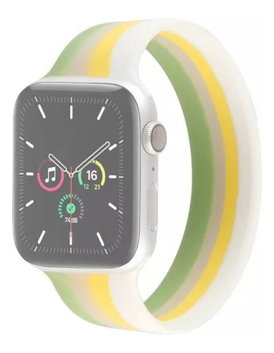 Malla Para Apple Watch 42 & 44 Mm | West Silicone Rainbow