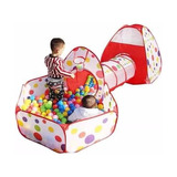 Carpa Tunel Piscina 3 E1 250 Pelotas Estimulacion Bebe 1049