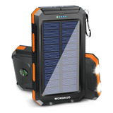 Cargador Solar Portatil De 36,800 Mah, Cargador Rapido Qc3.0