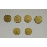 Lote De 6 Monedas Centavos De Austral Z3121 Milouhobbies