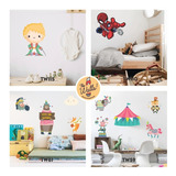 Vinilos Infantiles Para Pared Pajaritos Corazones