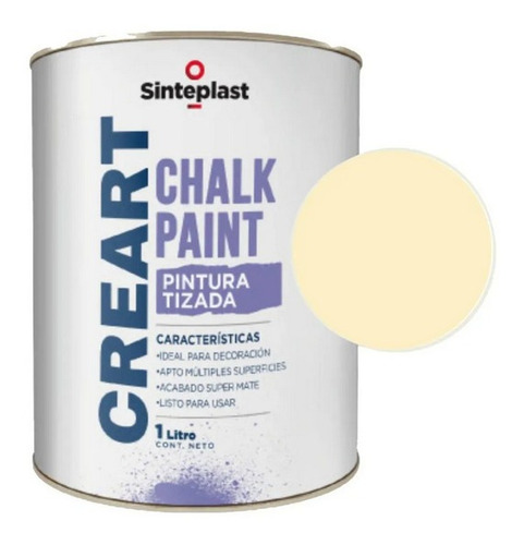 Creart Chalk Pintura A La Tiza Sinteplast 1l