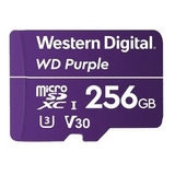 Memoria Microsd De 256 Gb Purple, Para Videovigilancia