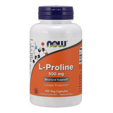 L Prolina L Proline Premium Aminoacido 500mg 120 Caps Eg L09 Sabor Nd