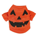 Roupa Para Pet Rosto De Abóbora Halloween 29003739