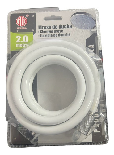 Manguera Para Ducha 2 Mtrs Ducha Flexible Plastico Blanca