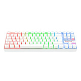 Teclado Gamer Redragon Kumara Lunar White Rgb Switch