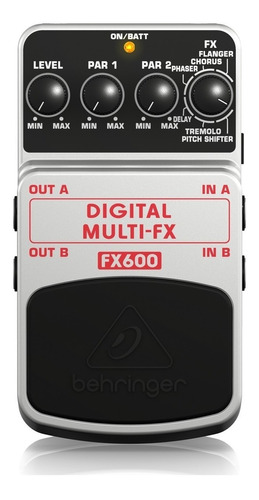 Pedal Multiefectos Digital Estéreo Behringer Fx600