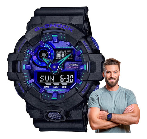 Relógio Casio Masculino G-shock Analogico-digital 200 Metros