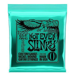 Cuerdas De Guitarra Eléctrica Ernie Ball Not Even Slinky