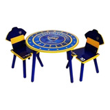 Mesa Infantil Con Sillas Club Atletico Boca Juniors Cabj