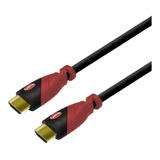 Cabo Hdmi 10.0m 2.0 Conector Gold 4k 3d Hd Comtac 9364