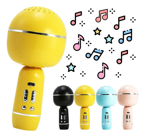 Microfono Inalambrico Bluetooth Karaoke Usb Parlante Sd