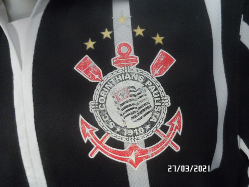 Camisa Do Corinthians De Jogo Futsal N#3
