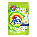 Detergente En Polvo Ace Naturals Manzanilla 3000gr