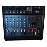 Consola Power Mixer 6 Canales Akc Kc-606/bn