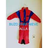 Buzo Para Nieve Talla 8