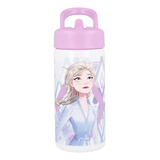 Botella Sport Antiderrame Infantil Frozen 2 Elsa Cresko Color Lila