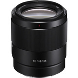 Lente Sony Fe 35mm F/1.8 Sel35f18f E-mount / Full-frame