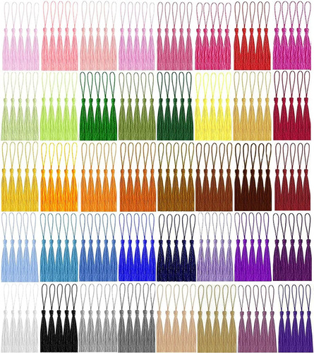 200 Piezas De Borlas Marcapagens, Betterjonny Hilo Sedoso A