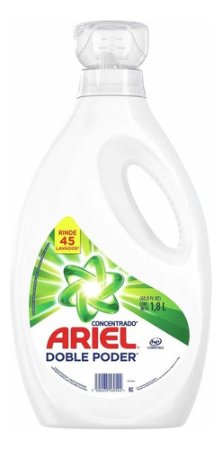 Detergente Liquido Ariel Concentrado Doble Poder Pack 2