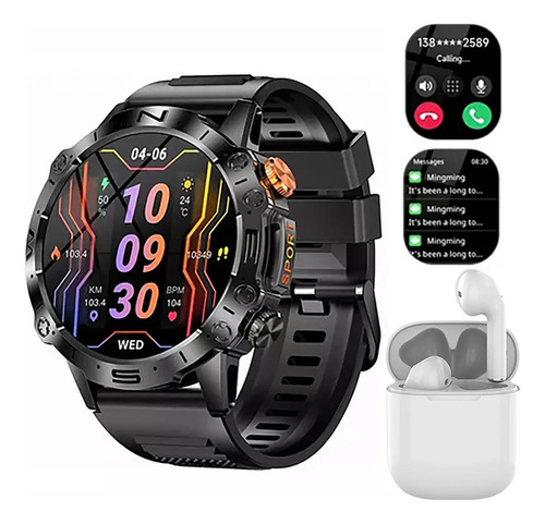 Reloj Inteligente Deportivo De Ocio Para Hombre Ip68 Waterpr