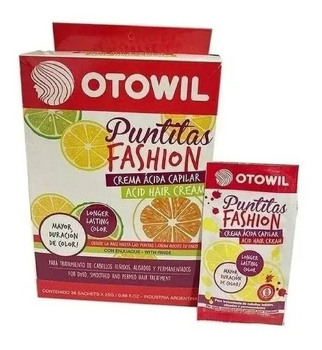 Otowil Puntitas Fashion-caja 36 Sobres De 20g-crema Acida