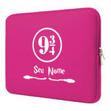 Capa Case Maleta P/ Notebook Macbook Personalizada Harry- P.