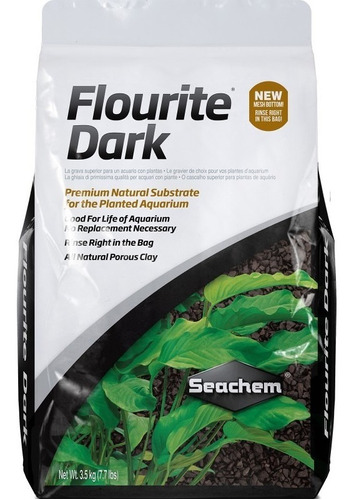 Flourite Dark 7kg Seachem Plantado Acuarios Sustrato