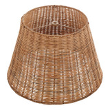 Aspen Creative 32989, Empire Natural Rattan Spider Shade, 9 