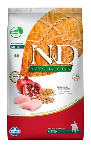 Ração Para Gatos Filhotes N&d Ancestral Frango 1,5kg