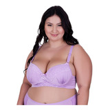 Kit 3 Sutiãs De Renda Plus Size Reforçado Lingerie Atacado