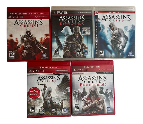 Lote Juegos Ps3. Assassins Creed.físicos. Sellados.no Envío