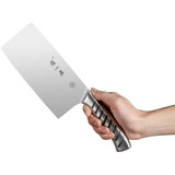 Cuchillo Cleaver 100% Acero Inoxidable Profesional 30 X 9 Cm