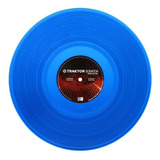 Vinilo Traktor Scratch Control Vinyl Mk2 Color Azul Native I