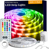 Tira De Luces Led Dormitorio 32 8 Pies Rgb 5050 Luces L...