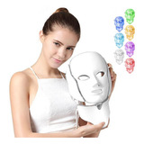 Máscara De Terapia Facial Con Luz Led De 7 Colores Ems
