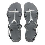 Zonazero Havaianas Ojotas Allure Mujer Gris Acero