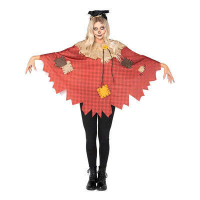 Spooktacular Creations Disfraz De Poncho De Espantapájaros P
