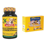 Glucosamina Condroitina Para Mascotas X 50 + Galletas 