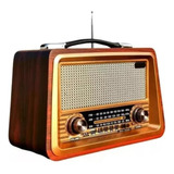 Radio Vintage Retrô Altomex Ad-8399 Recarregável Som Festa