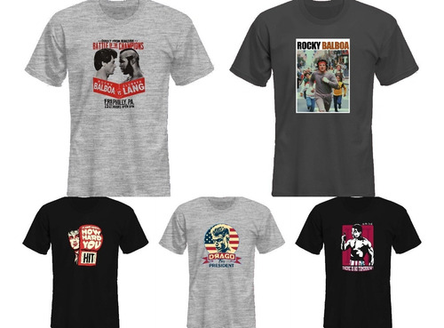 Remeras Rocky Balboa Stallone Boxeo 2018 A *mr Korneforos*