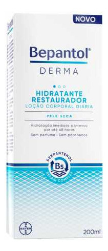 Bepantol Derma Hidratante Restaurador Loção Corporal 200ml