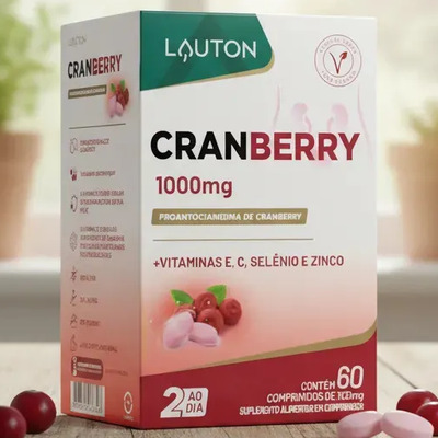Cranberry 1000mg Lauton Nutrition 60 Comprimidos | MercadoLivre