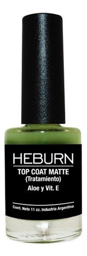 Esmalte Top Coat Mate Uñas Heburn Manicuría Tratamiento