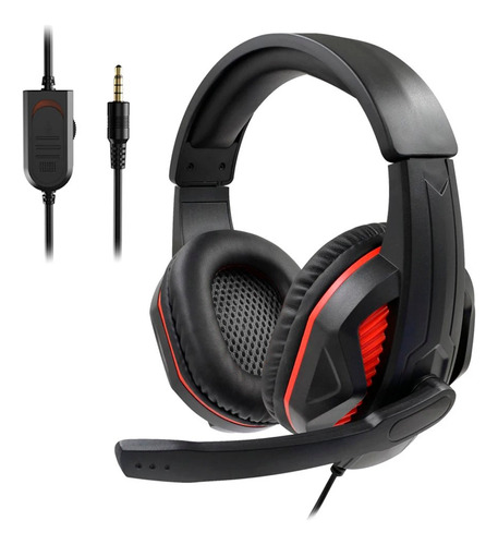 Fone De Ouvido Gamer Headset Al-209 Com Fio E Microfone