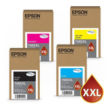 4 Tintas Epson 748xxl Bcmy Wf Pro 6090 6590 8090 8590 C/iva