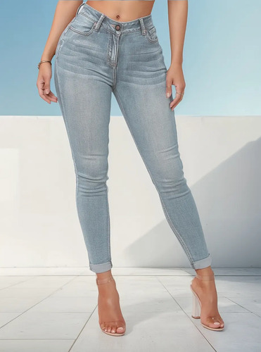 Jeans Dama Push Up Stretch Mezclilla Premium Kati usha Mujer | MercadoLibre